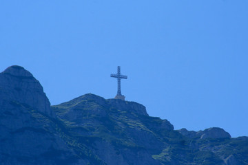 The Cross from Caraiman pick, Bucegi, Romania