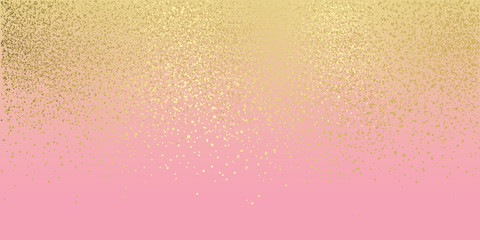 Pink and gold glitter background