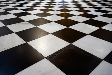 Chess marble floor