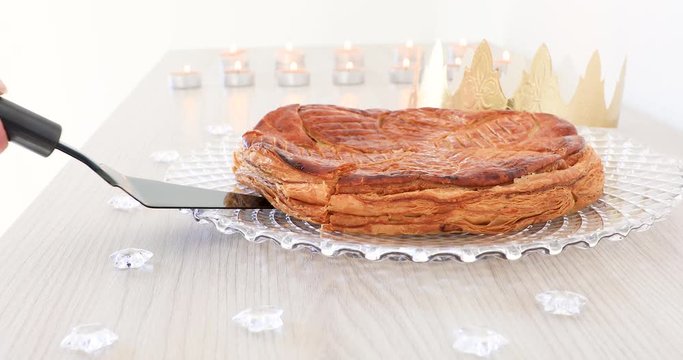 Galette des rois during the epiphany