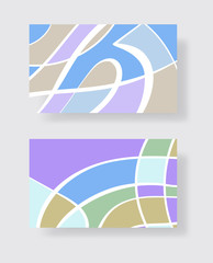 Minimal covers design. Geometric color mosaic. Abstract illustration.