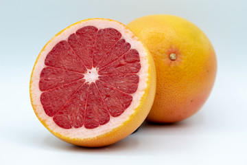 grapefruit isolated on white background