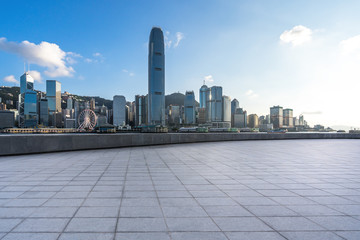 Obraz premium City skyline in hong kong