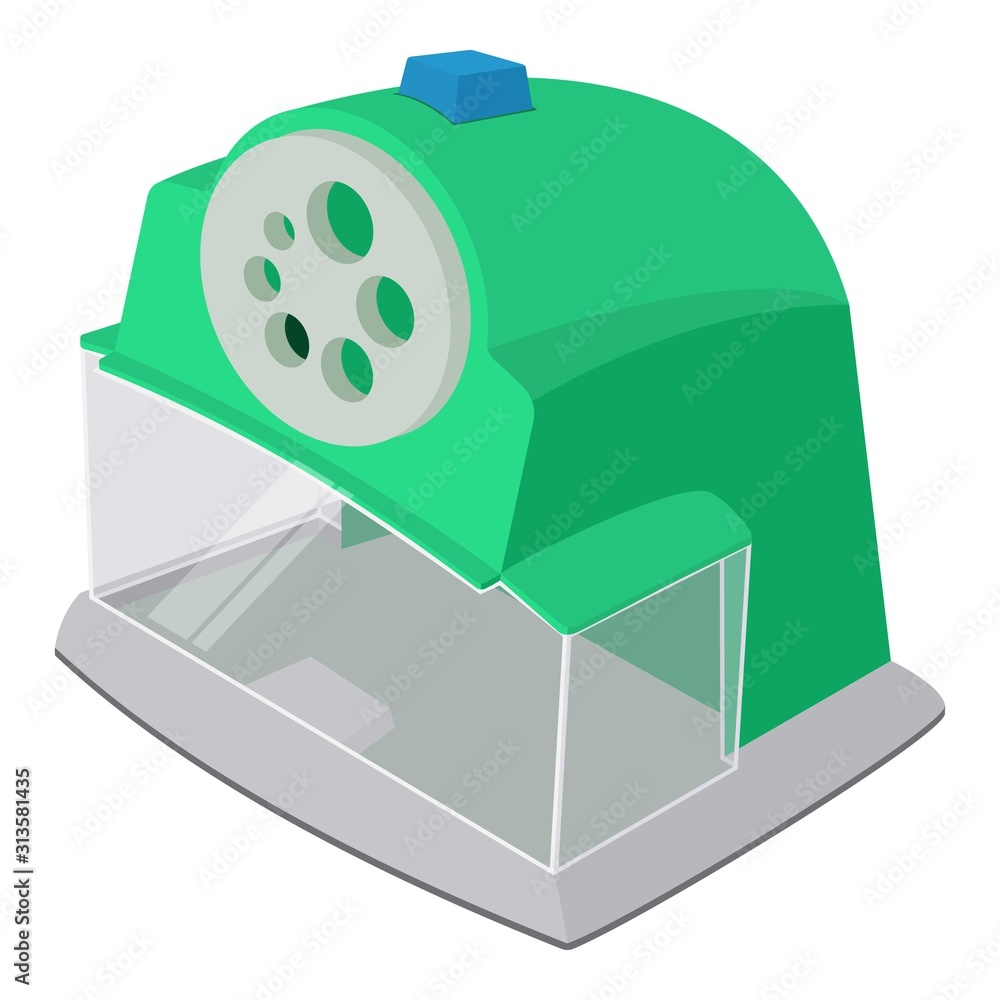 Poster professional sharpener icon. isometric of professional sharpener vector icon for web design isolated