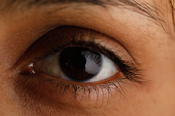 Fototapeta premium Women eye close up shot 