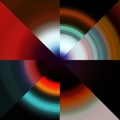 Obraz premium Red silver spiral abstract colorful background