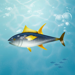 illustration of tuna