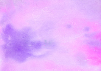 Traditional Korean Paper dyed in purple