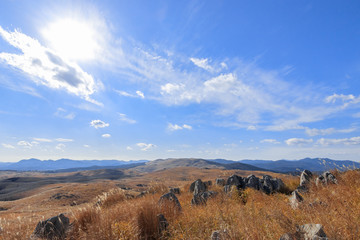 秋吉台　山口県美祢市　Akiyoshidai Yamaguchi Mine city