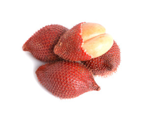 Salak fruit, Salacca zalacca an isolated on the white background