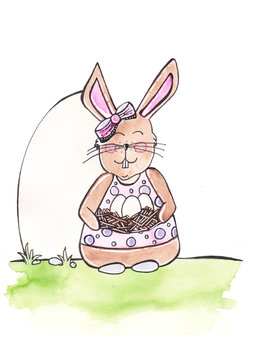 Osterhase Lilli und ihr Riesenei