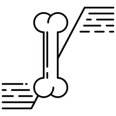 Bioceramic Scaffolds for Orthopedic Bioengineering vector icon design