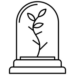 Bioengineering medic plantechnology vector icon design