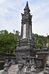 Fototapeta na wymiar Monumental Spire, Khai Dinh Tomb, Hue, Vietnam
