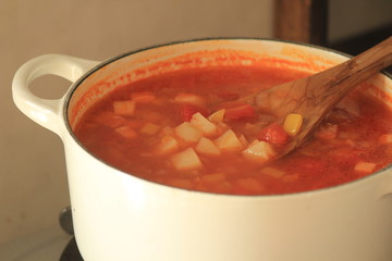 ミネストローネ作り