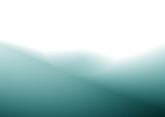 Abstract green and white smooth gradient background