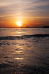 Fototapeta na wymiar Early morning sunrise over the sea