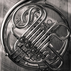 French horn -detail