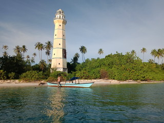 lighthouse on island