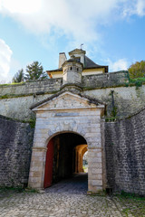Fototapeta na wymiar Blaye Citadel door entrance gironde France