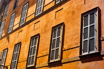 facade of a building in Rome Italy
