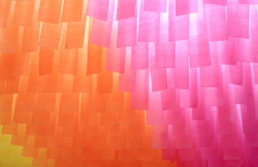 Milti-color paper hanging for decoration background.