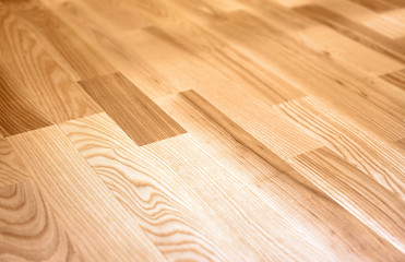 Parquet background. Parquet board in home.