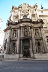 Obraz premium Chiesa di San Carlo alle quattro fontane Roma