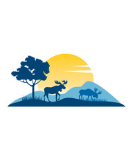 Nature Moose Logo