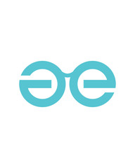 Fototapeta premium ae initials logo