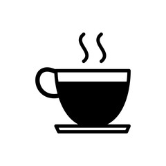 Coffee icon vector simple design