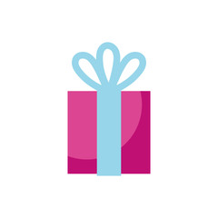 gift box present isolated icon
