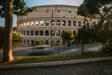 Fototapeta na wymiar Colosseum, Rome, Lazio, Italy