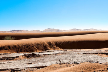 Sossuvlei (Namibië), sand dunes in the desert