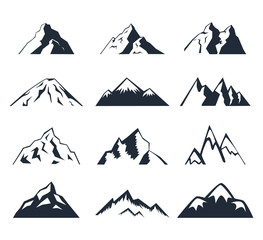 Set of mountains. 