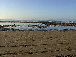 playa del Inglés al amanecer en Septiembre