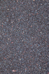 coloured bitumen ground in close-up