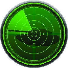 radar screen tank