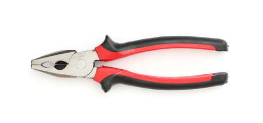 pliers tool on the white background