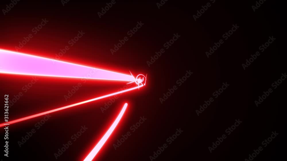 Poster stroke lights speed flying background/ 4k animation of a technology background with dynamic stroke l