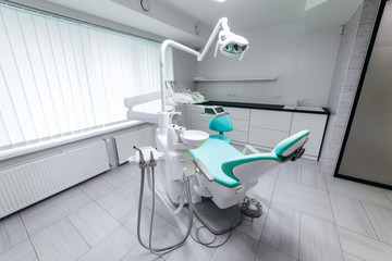 Panoramic design  view of interior  of dental office