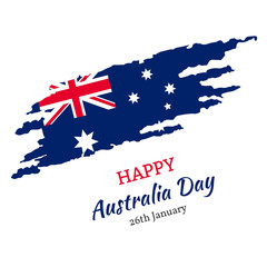 Obraz na płótnie Canvas Happy Australia Day Vector illustration