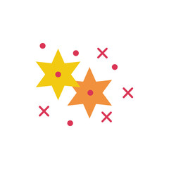 fireworks explosion of stars icon
