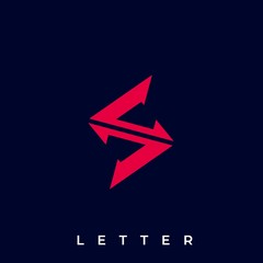 Letter S Illustration Vector Template