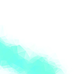 Blue Polygonal Mosaic Background, Creative Design Templates