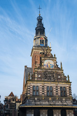 Fototapeta na wymiar Fassade des Käsemuseums von Alkmaar/NL