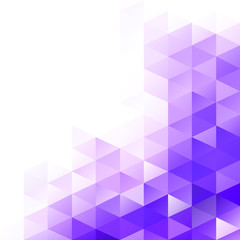 Purple Polygonal Mosaic Background, Creative Design Templates