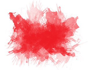 Abstract colorful brush watercolor illustration painting background.