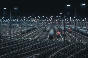 Rangierbahnhof Halle
