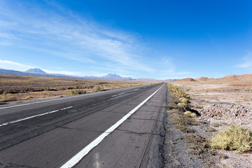 The famous route 5 in Chile